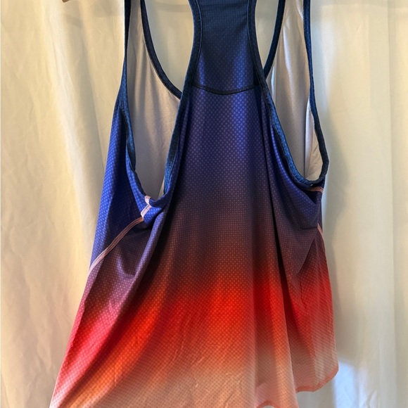 Athleta and Fabletics Blue ombré Activewear Top and leggings set - Picture 4 of 7